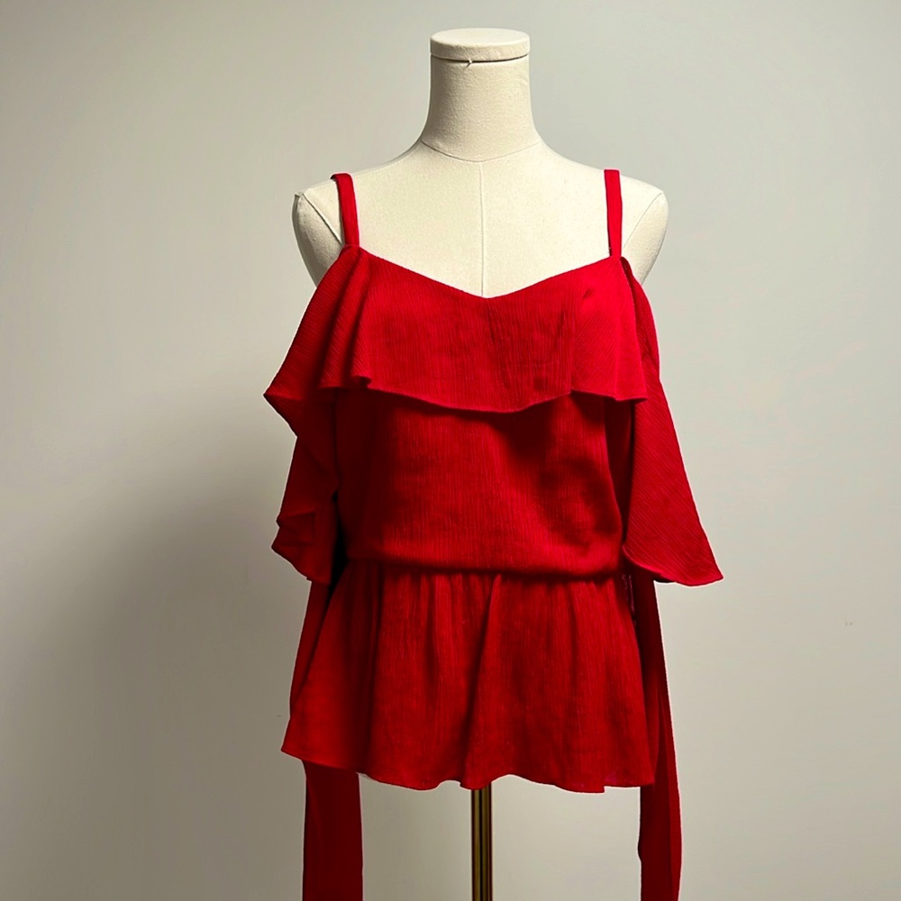 Club Monaco Crepe Blouse (size 4)